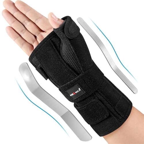 NEENCA Carpal Tunnel Wrist Brace with Thumb Support, Medical Grade Night Support Thumb Spica Splint for Arthritis, Tendonitis & De Quervain’s ((XL/XXL/XXXL, Left Hand)) XL/XXL/XXXL