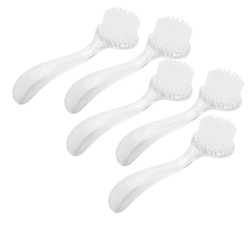 5 Pack Handle Grip Fingernail Brush, Soft Stiff Bristles Brush, Hand Cleaning Under Nails Toes Scrubber, Manicure, Pedicure Care Tools