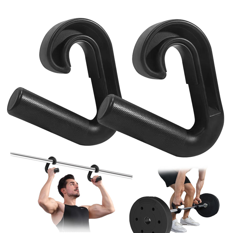 Neutral Grip Handles for Pull Up: Ergonomic Portable Hooks for Barbell Row Deadlift Resistant Bands for Home Gym Fitness Enthusiasts Style B