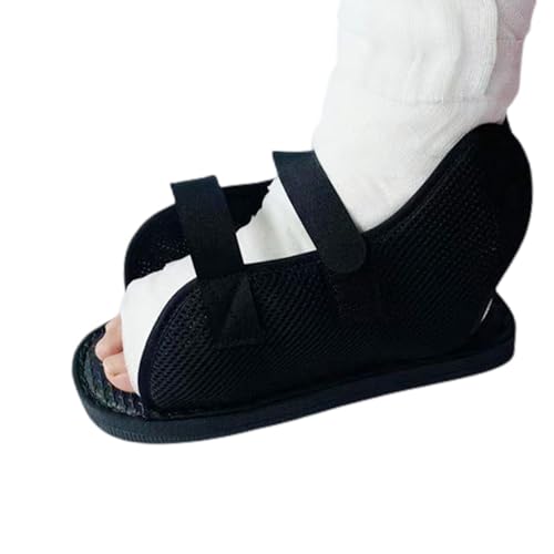 haozaikeji Open-Toe Plaster Shoe Post Surgery Walking Boot Medical Cast Shoe Foot Fracture Support for Foot Injuries Sprains Ankle Fractures Diabetic Feet Ulcers Large