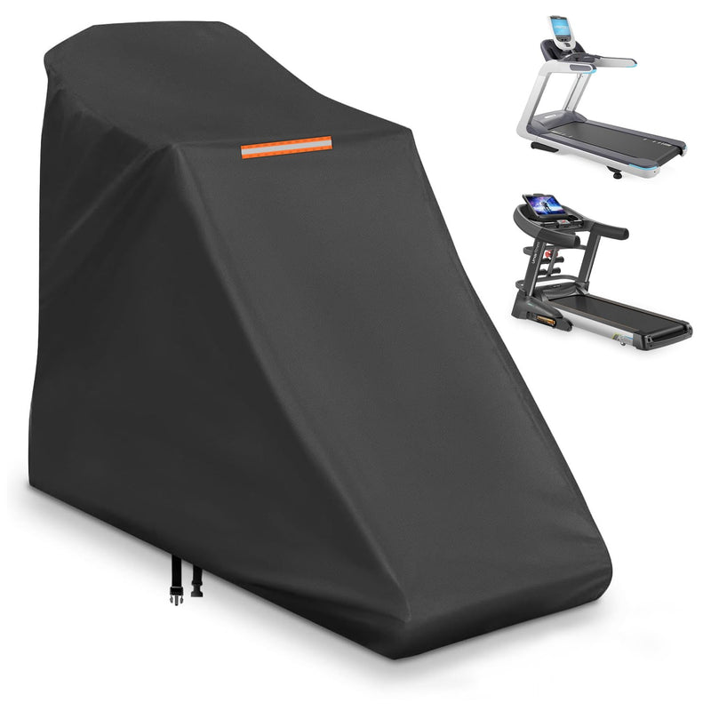 Treadmill Cover Waterproof Outdoor, Durable Anti-UV Dustproof 210D Polyester,Unfolding Running Machine Covers Workout Equipment Protective,Fits for Home Indoor Gym Treadmill,with Buckles