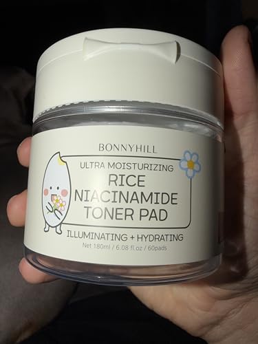 Bonnyhill Rice Niacinamide Facial Toner Pads