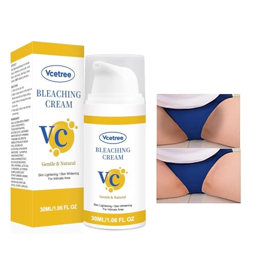Skin Bleaching Cream Skin Lightening for Body Intimate Areas, Private Parts, Underarm, Knees, Elbows, Inner Thigh, Bikini Area, Whitening Cream Dark Spot Remover For Intimate Areas (1FL OZ) 1 Fl Oz