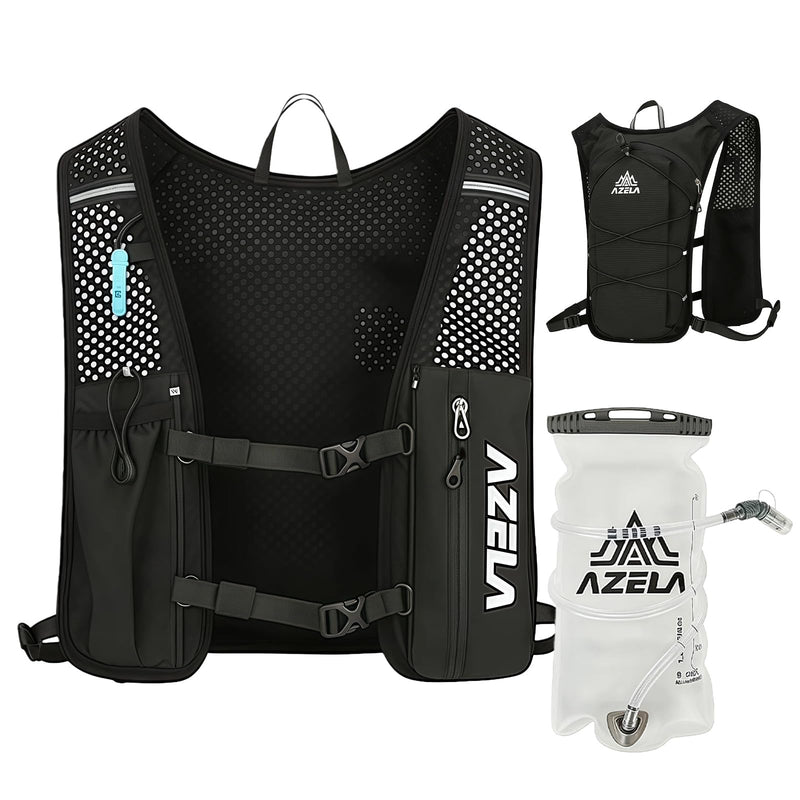 Esoes Running Hydration Vest for Women & Men, Running Vest Pack with 2L Water Bladder Lightweight Water Backpack for Hiking Trail Cycling Race Marathon