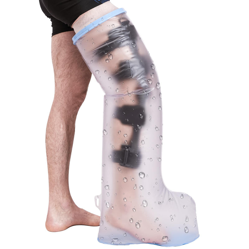 Waterproof Cast Covers for Shower Leg | Cover For Showering After Surgery Protects Foot & Leg | Cast Cover For Showering | Non-Slip Wound Bath & Shower Boot for Foot After Surgery