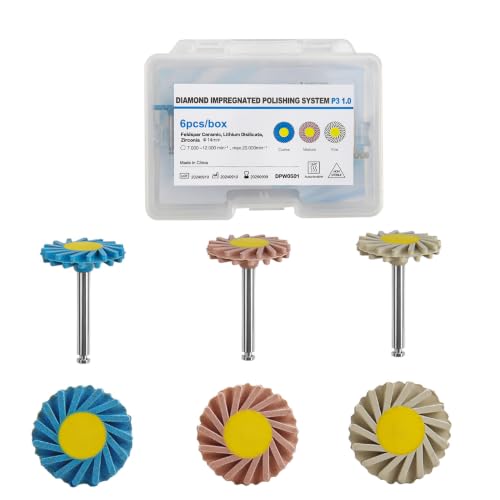 Dental Composite Resin Polishing Disc Kit Spiral Polisher Wheels RA 14mm P3 P3 14.0MM