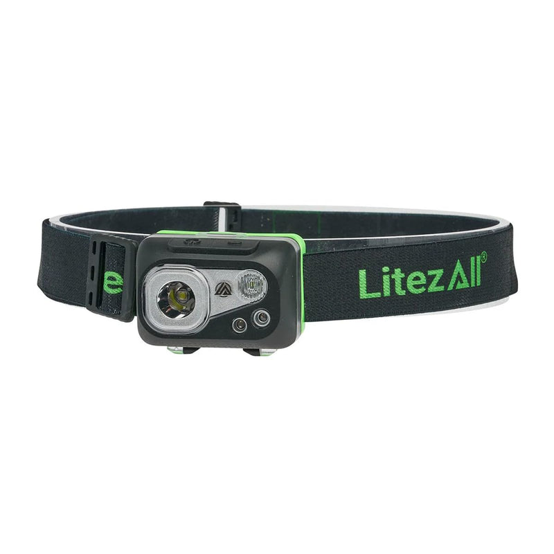 LitezAll Nearly Invincible Rechargeable Headlamp – Headlamp Flashlight with 8 Modes, Head Lamps LED Rechargeable, Headlamp USB C, Long Battery Life, Waterproof Rechargeable Light