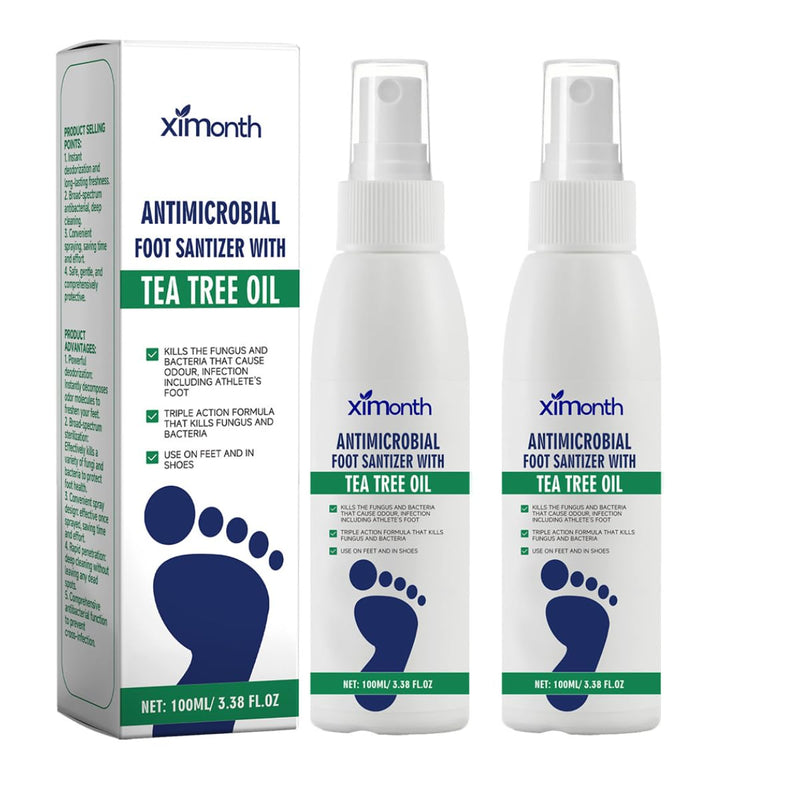 2PCS Foot Spray with Tea Tree Oil,Tea Tree Oil Feet Spray,Foot & Shoe Freshness,Quick-Drying and Travel-Friendly - BeesActive Australia
