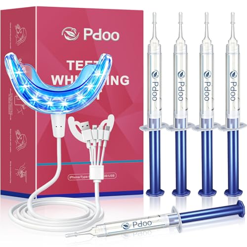 Professional Teeth Whitening Kit with 5 Teeth Whitening Gel