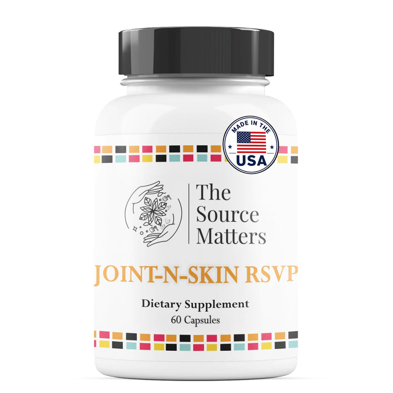 Joint-N-Skin RSVP Dietary Supplement | Nutrient Support for Healthy Connective Tissue in Joints, Skin, Ligaments, and Bones with Amino Acids, MSM, Vitamin C, and Zinc (30 Capsules)