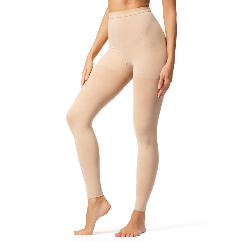 bropite Medical Compression Pantyhose for Women MenÔºå20-30 mmhg Waist High Compression Stockings for Varicose Veins, Edema X-Large Beige - BeesActive Australia