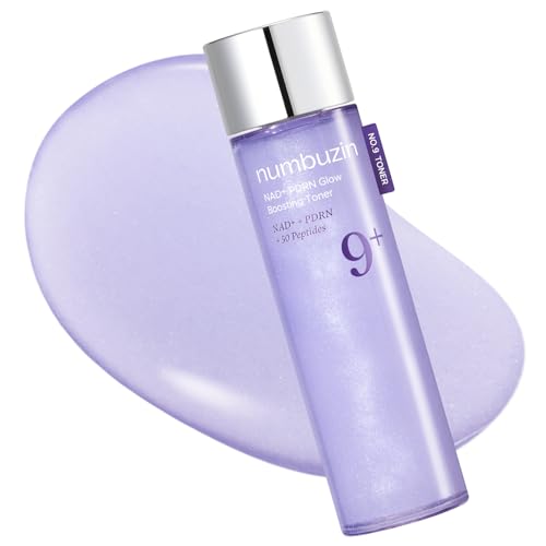 numbuzin No.9 NAD+ Salmon PDRN Toner, Glass Skin Hydrating Toner with Peptides & Niacinamide, Instant Plumping, Firming & Anti-Aging Korean Skincare, 5.07 fl oz 5.07 Fl Oz (Pack of 1)