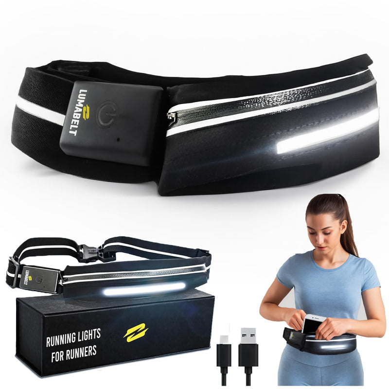 Running Lights for Runners – Rechargeable LED Safety Light for Outdoor Survival Kit, Camping Accessories, Hiking Gear for Women Essentials, Battery Powered Night Light, Waterproof Night Running Light
