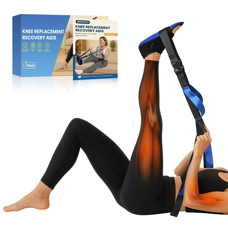 Knee Replacement Recovery Aids - Upgraded Knee Surgery Recovery Equipment, Knee Rehabilitation Equipment For ACL PCL MCL Knee Surgery, Improve Mobility And Flexibility For Knee Pain