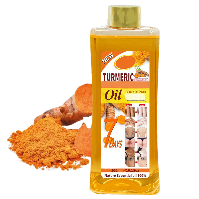Soft 7 Oil, Soft 7 Turmeric Oil for Skin, for face and Body, Natural Moisturizing and Smoothing Body Oil