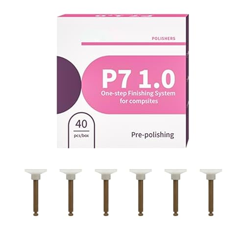 40pcs Dental Disposable Polishing Cups/Points/Discs, Discs Composite Polishing RA Shank for Polishing Sanding Finishing Grinding (Polishing Discs) Polishing Discs