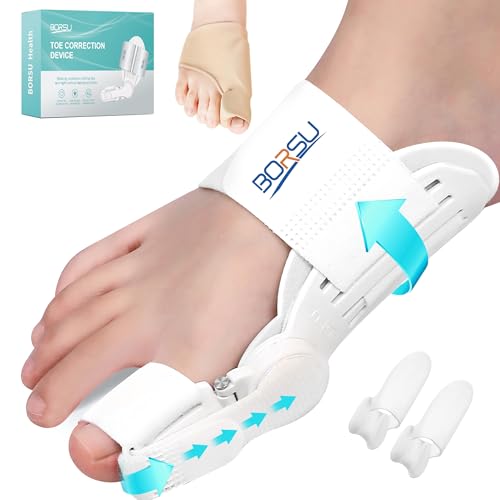 Bunion Corrector For Women Men Big Toe Adjustable Bunion Relief Big Toe Straightener Hallux Valgus Corrector Bunion Splint Brace Effective Pain Relief Day Night Use