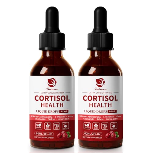 Cortisol Supplements for Women, Mood, Calm, Stress Balance, Hormone Harmony Cranberry 2 Fl Oz (Pack of 2)