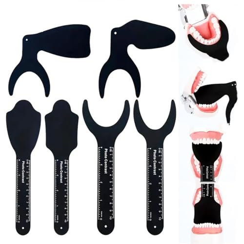 6 Size Dental Contraster Intraoral Photographic Black Background Board Photo Contrast Kit Palatal Photography 1
