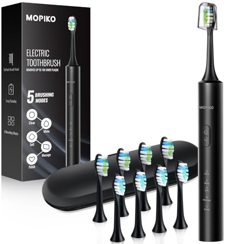 Sonic Electric Toothbrush for Adults Black