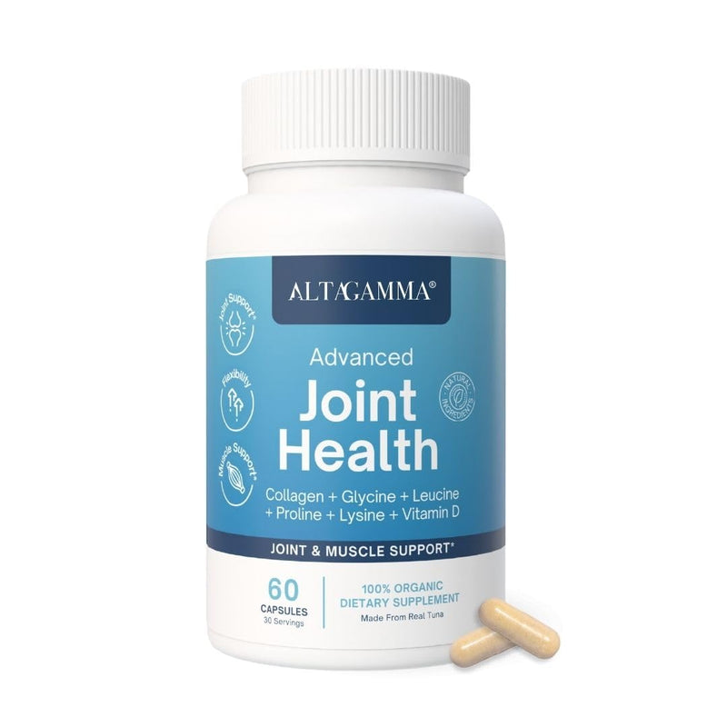 Joint Support Supplement - Joint Supplement, Knee, Tendon and Ligament Supplements - Joint Supplements for Men & Women with Marine Collagen, Omega 3, Glutamine & Vitamin D3-60 Capsules