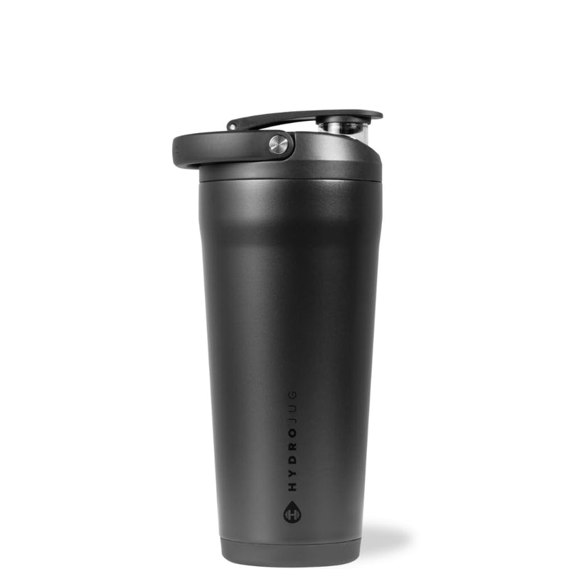 HydroJug 24 oz New Stainless Steel Shaker ‚Äì Insulated, Leakproof, BPA-Free with Silent Mixing Grate ‚Äì No Clumps, No Noise ‚Äì Premium Shaker for Fitness, Sports & Everyday Use, Black 24oz - BeesActive Australia