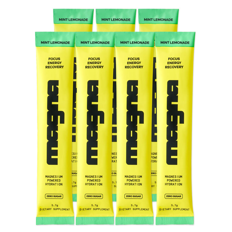 MAGNA Electrolytes Powder Drink Mix for Hydration, Energy & Focus Support (7 Servings, Mint Lemonade) 7 Servings