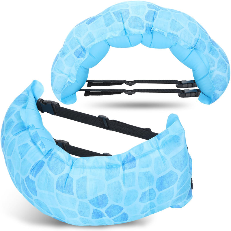Lewtemi 1 Pcs Inflatable Swim Belt Pool Flotation Portable Waist Aid for Adults Adjustable Swimming Training Aid Waist Belt with Buckle and Rope for Beginner Solid Color Mainly blue - BeesActive Australia