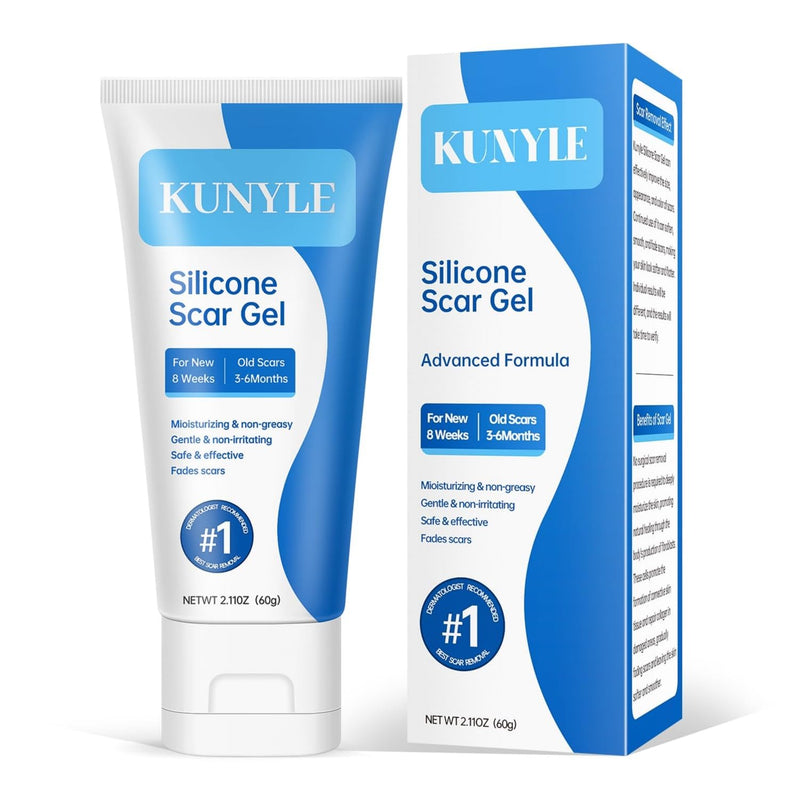 Silicone Scar Gel, Scar Cream, Advanced Scar Stick for Surgical Scars, Stretch Marks, Keloid Bump Removal, Old and New Scars 2.11oz (60g) 2.11 Ounce - BeesActive Australia