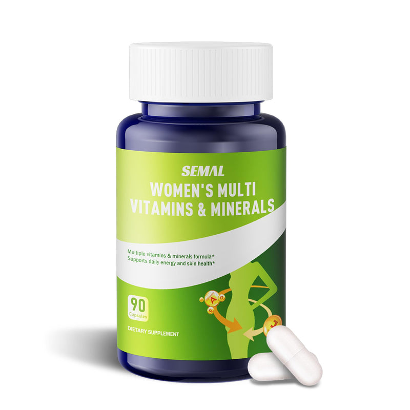SEMAL Daily Multivitamin & Multimineral Supplement for Women (90 Capsules)