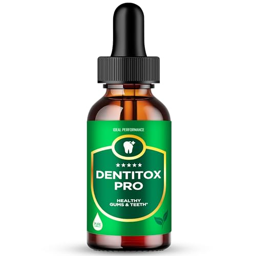 Dentitox Pro Drops for Healthy Teeth and Gums, Dentitox Supplement Advanced Formula Drops - All Natural Blend to Support Fresh Breath, Denti Tox Oral Health, Den Titox Pure Droppers Reviews (1 Pack)