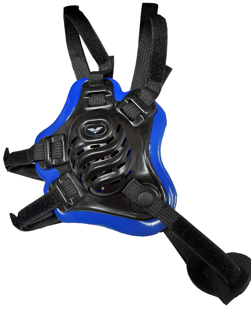 Wrestling Headgear - Ear Guard - Ultra Soft Ear and Head Guard - Adult and Youth - The ONE Black/Blue/Black