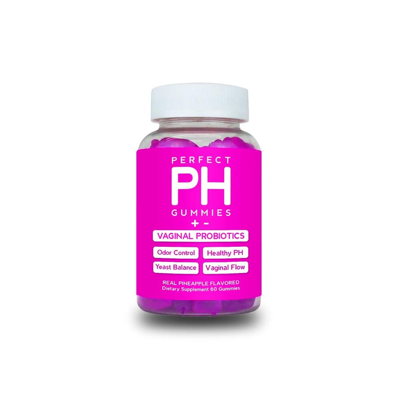 Curvy Body Bears CBB Perfect PH Probiotic Gummies for Women with Vitamin C | Daily Feminine Wellness Supplement | Pineapple Flavor | 60 Gummies