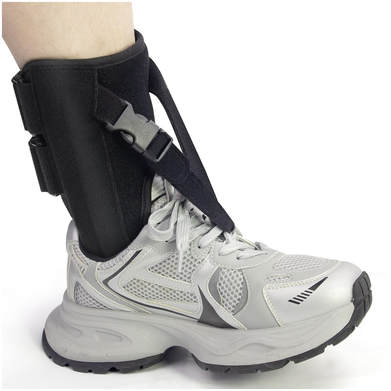 Hiball Afo Foot Drop Brace for Walking, Adjustable Drop Foot Brace with Shoes, Ankle Foot Orthosis for Men & Women, Improve Walking Gait, Prevent Falls and Injuries, Foot Up Splint for Ankle Support