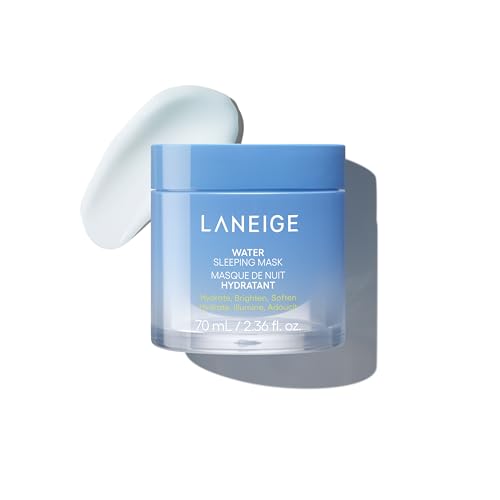 Water Sleeping Mask: Hydrating Korean Overnight Face Mask with Hyaluronic Acid Blend & Niacinamide, for Deep Hydration, Glowing Skin & Barrier Support | Korean Skin Care 2.4 Ounce (Pack of 1)
