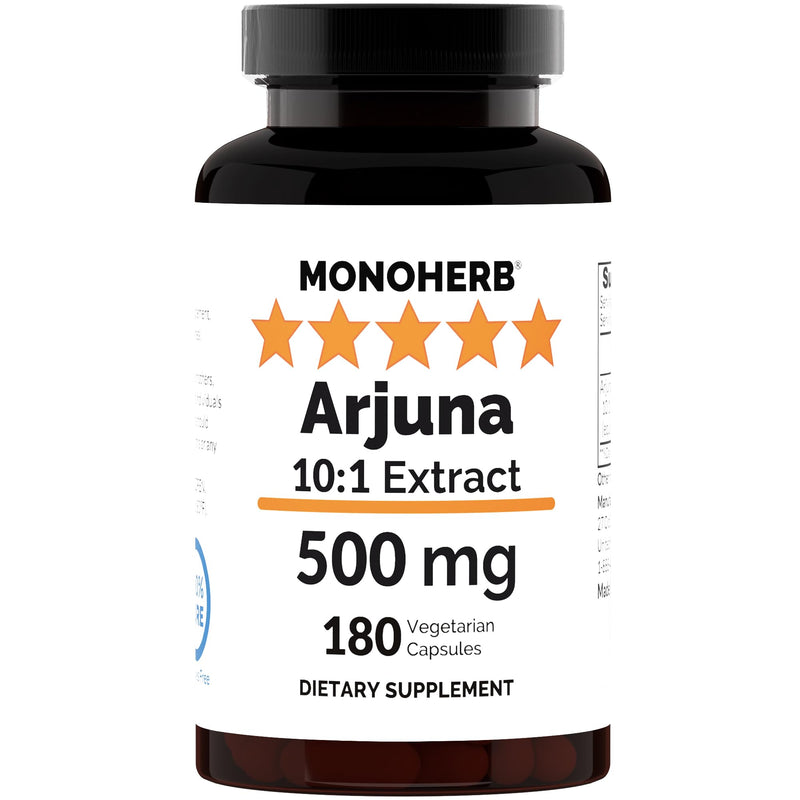 Arjuna Extract 500 mg - 180 Capsules