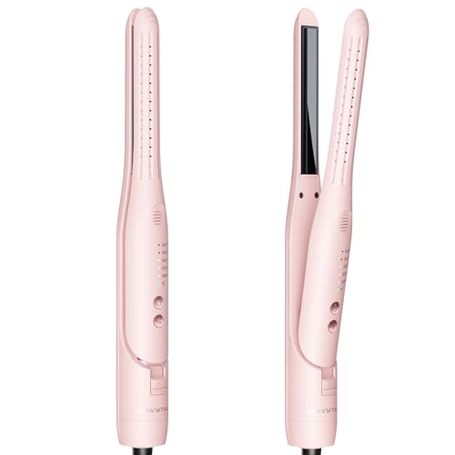 Wavytalk Cool Curl Pencil 0.65" Airflow Curling Iron for Short Hair & Pixie Pink