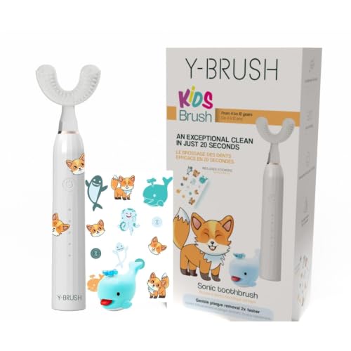 Y-Brush CES Award U-Shaped Kids Electric Toothbrush KidsBrush, Ages 4-12 News for children