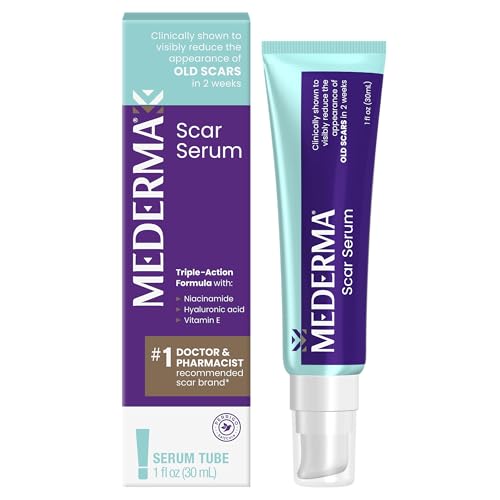 Mederma Scar Serum for Old Scars, Triple-Action with Niacinamide, 1 Fl Oz