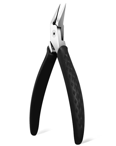 EBEWANLI Nail Nippers, Toenail Clippers for Thick Toenails & Hangnail 1pc-black