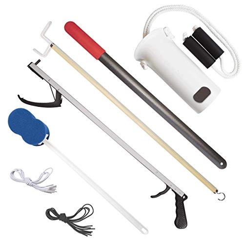 Rehabilitation Advantage 7 Piece Hip & Knee Recovery Kit with Reacher