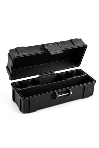 4-Slot 3 ml or 10 ml Vial Case with Extra Storage for Syringes, Alcohol pads,| Organizer for GLP-1, Peptides, Research 3ml