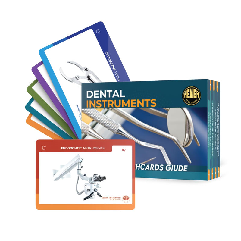 Dental Instruments Flash Cards for Studying – Over 100 Study Flash Cards for Dental Assisting Students, Exam Practice – Practical Visual Aids with Tool Image and Descriptions – Pocket-Size - BeesActive Australia
