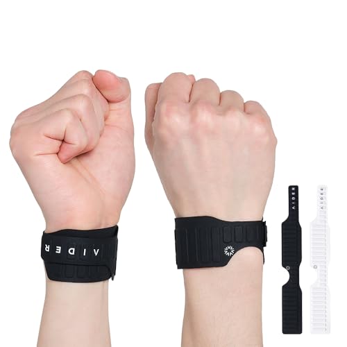 Aider MagGrip Waterproof Wrist Brace – Magnetic Strap, Quick Wear, Free Size, Fits Left & Right – Pain Relief for TFCC, CTS, Carpal Tunnel, Injury Recovery (Black) Black