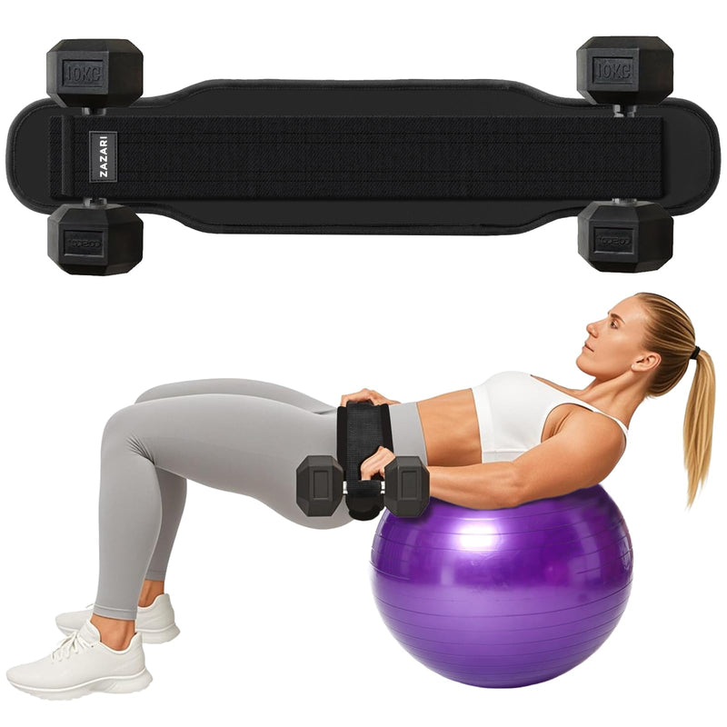 Hip Thrust Belt with Non-Slip Padding – Comfortable Hip Protection, Effective Glute & Booty Builder for Dumbbells, Kettlebells, or Plates – Portable for Home & Gym Workouts - BeesActive Australia