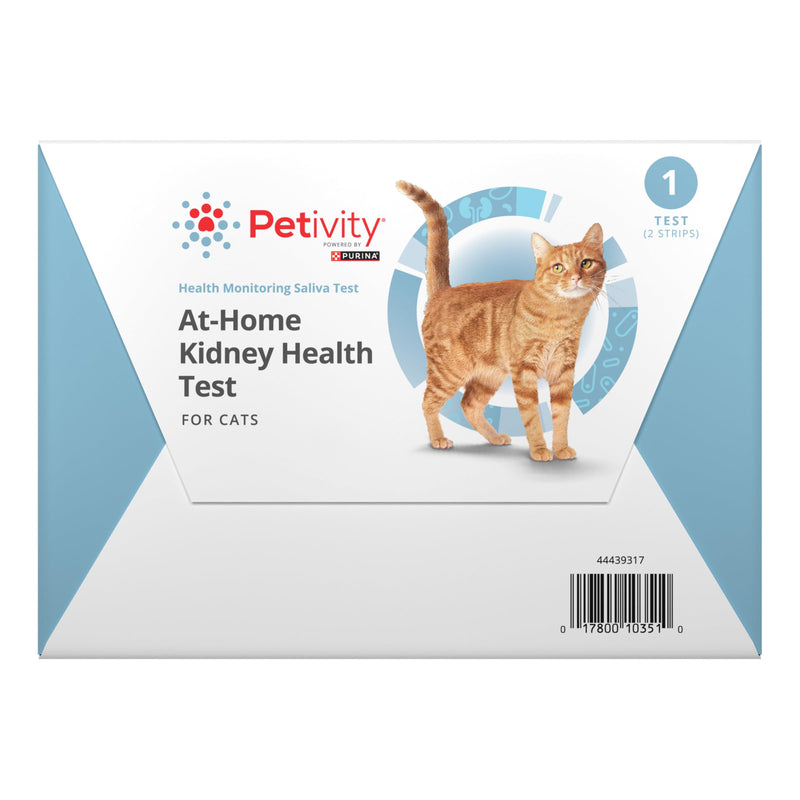 Petivity At-Home Kidney Health Test Kit for Cats — Quick Saliva Urea Test (2-Minute Home Check), Powered by Purina — Help Detect Early Kidney Changes - (Pack of 1) 1 Ounce (Pack of 1)
