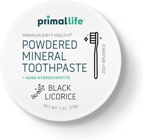 Dirty Mouth Organic Toothpowder (1 Ounce (Pack of 1), Black Licorice) 1 Ounce (Pack of 1)
