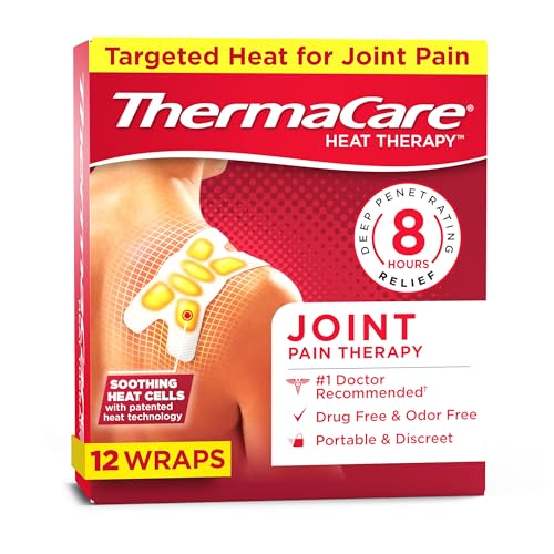 ThermaCare Portable Heating Pads, 12 Count (3 Packs of 4) 4 Count (Pack of 3)