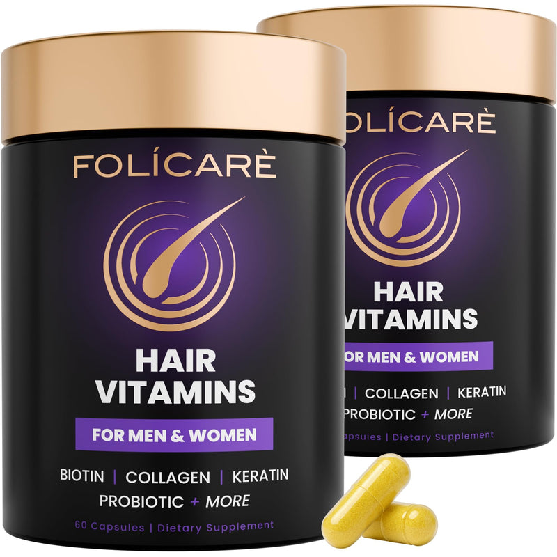 Advanced Bio-Absorb Hair Growth Supplement - Absorption-Enhanced Hair Nutrient System with The Nutrient 'Delivery Crew' for Maximum Absorption and Visible Results You Can Trust 60 Capsule (2 Pack) 60 Count (Pack of 2)