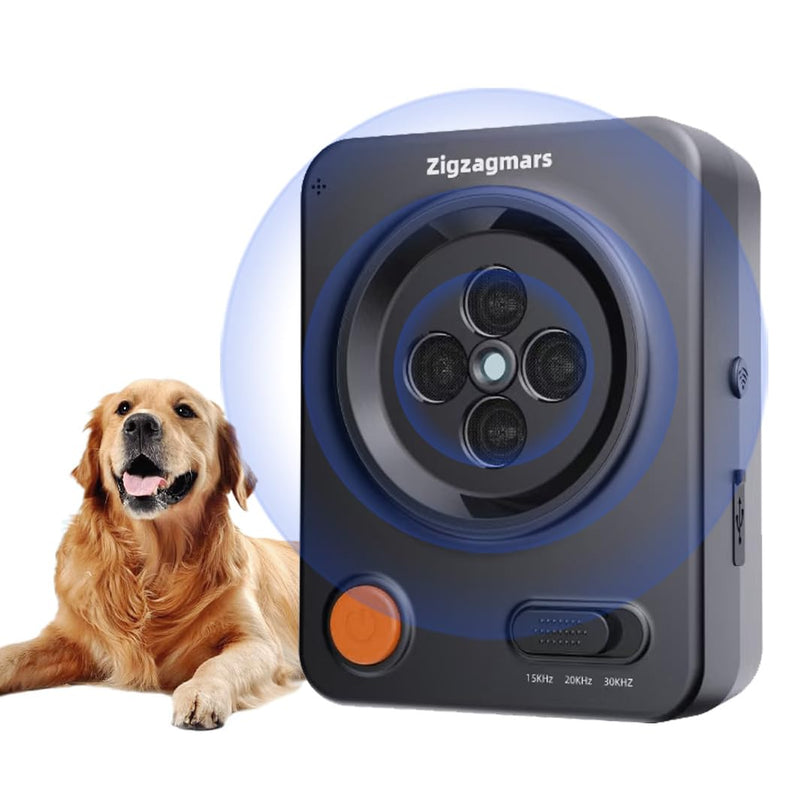 Anti Barking Devices, No Need App, Instant Use - 3 Modes Ultrasonic Bark Box, Dog Bark Deterrent Devices, Dog Barking Stopper 33ft Range, Barking Control Device for Dogs Indoor/Outdoor (black) black